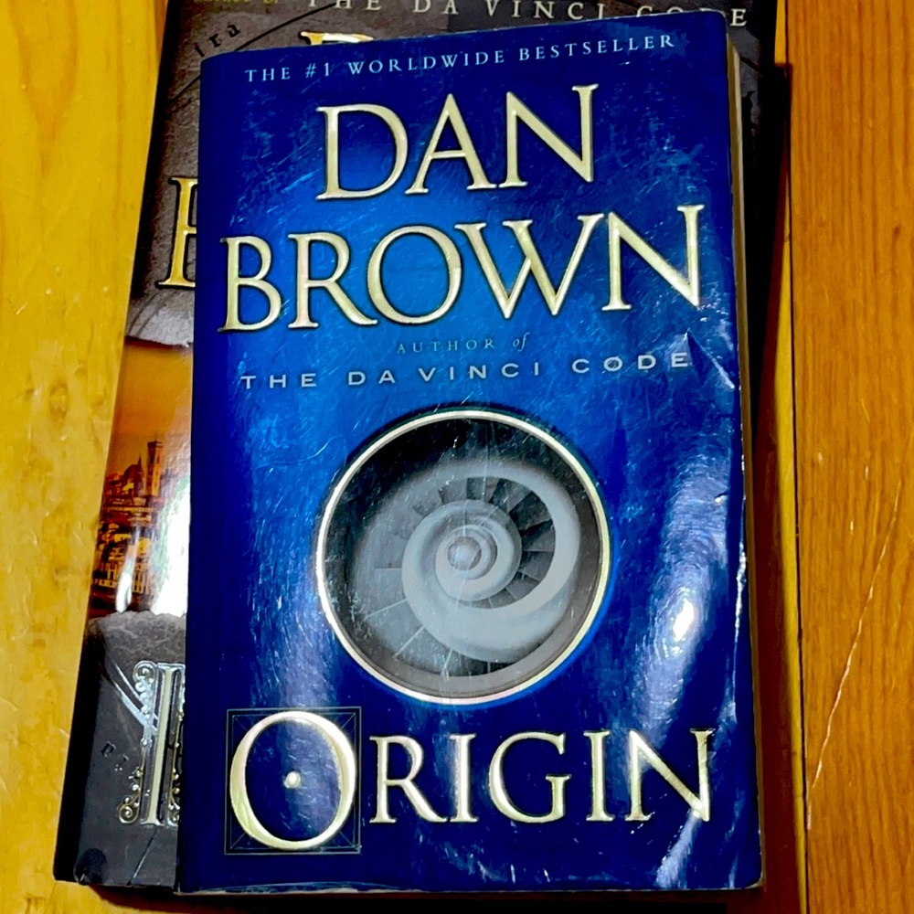 3/$25 Origin, a novel by Dan Brown